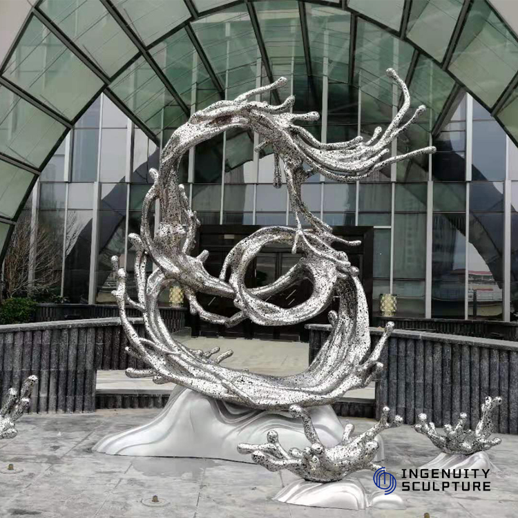 hollow stainless steel sculpture